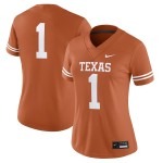 Women's Nike #1 Texas Orange Texas Longhorns Game Jersey - Jersey