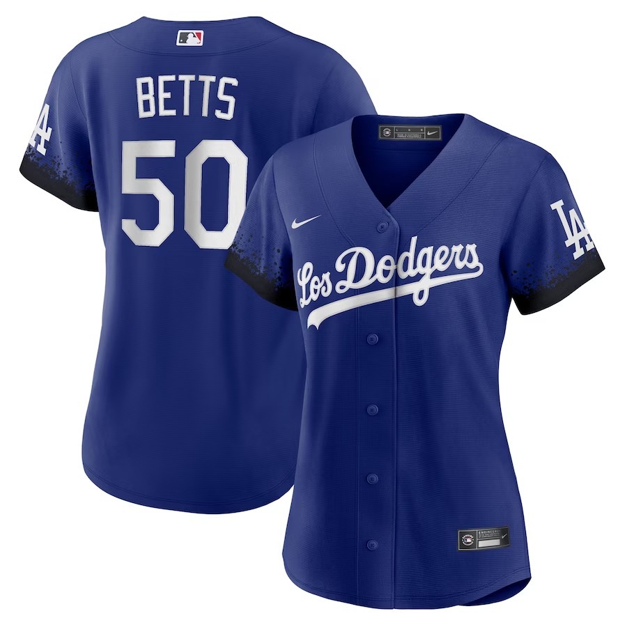 Women's Los Angeles Dodgers Mookie Betts Nike Royal City Connect Replica Player Jersey - Jersey