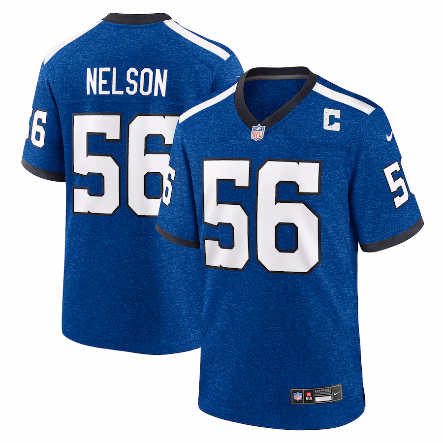 Men's Indianapolis Colts Quenton Nelson Nike Royal Indiana Nights Alternate Game Jersey - Jersey