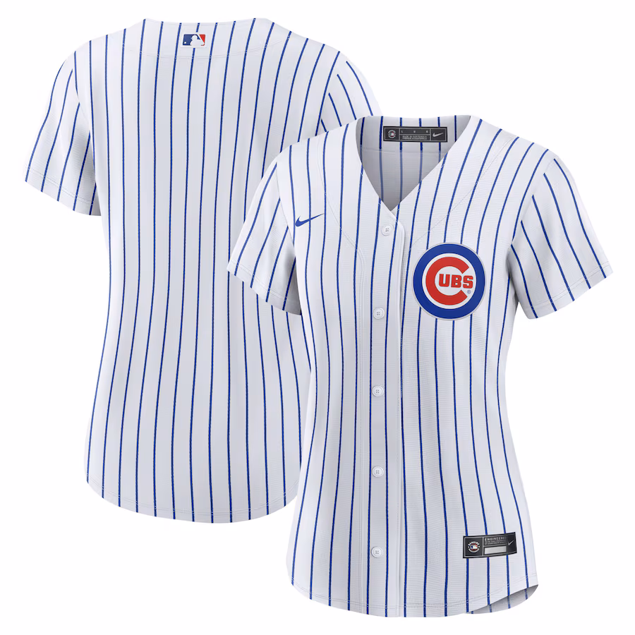Women's Chicago Cubs Nike White Home Blank Replica Jersey - Jersey