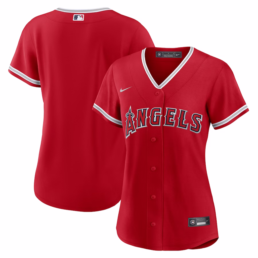 Women's Los Angeles Angels Nike Red Alternate Replica Team Jersey - Jersey