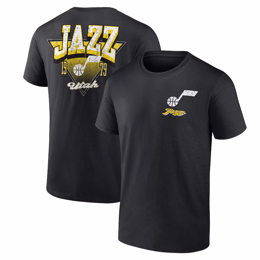 Men's Utah Jazz Black Never Over T-Shirt - Jersey