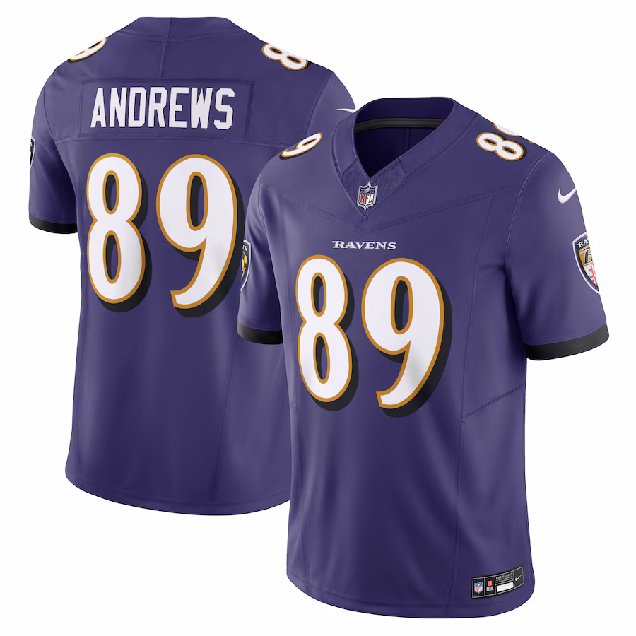 Men's Baltimore Ravens Mark Andrews Nike Purple Vapor F.U.S.E. Limited Jersey - Jersey