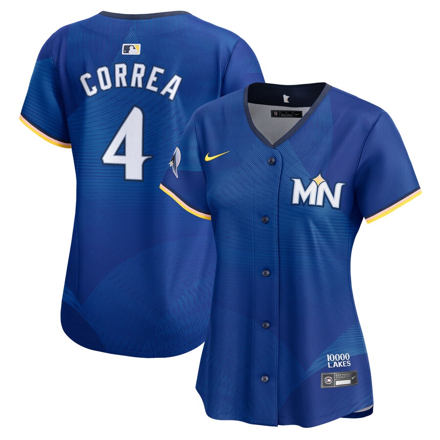 Women's Minnesota Twins Carlos Correa Nike Royal 2024 City Connect Limited Jersey - Jersey