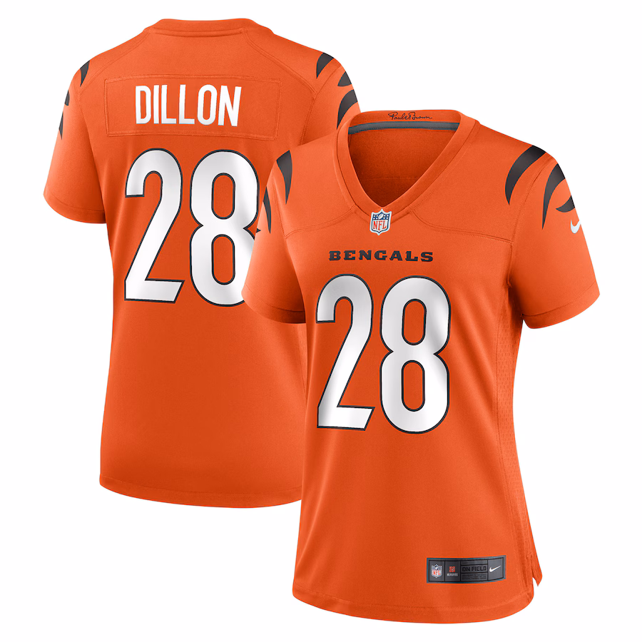 Women's Cincinnati Bengals Corey Dillon Nike Orange Retired Game Jersey - Jersey