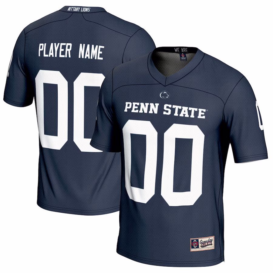 Penn State Nittany Lions GameDay Greats NIL Pick-A-Player Football Jersey - Navy - Jersey