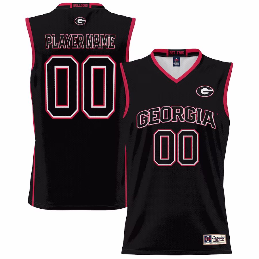 Georgia Bulldogs GameDay Greats Youth NIL Pick-A-Player Lightweight Basketball Jersey - Black - Jersey