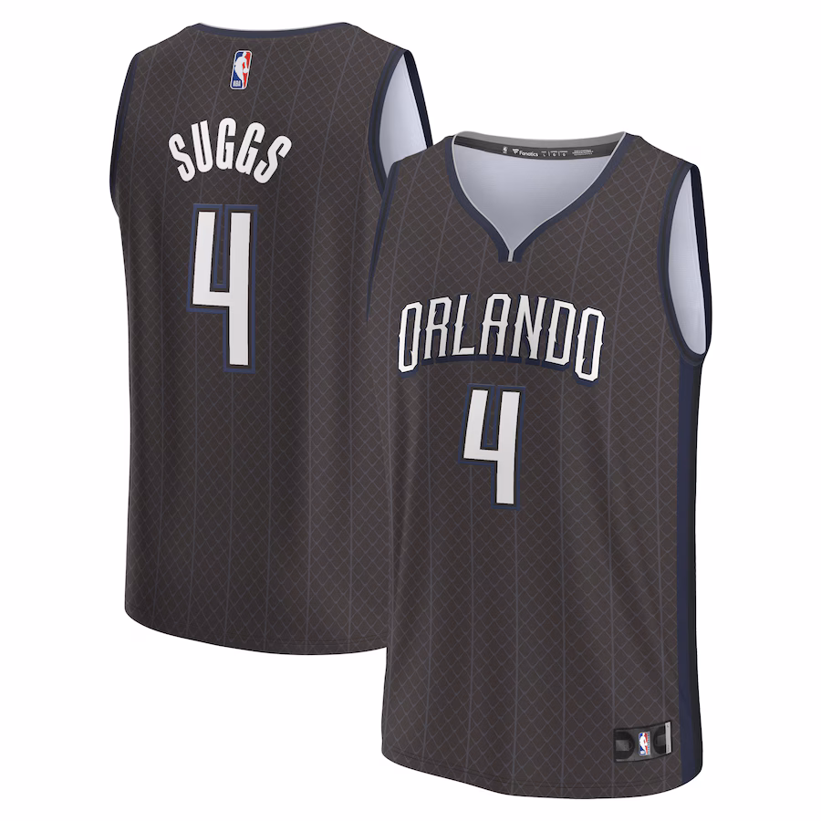 Men's Orlando Magic Jalen Suggs Fanatics Black Fastbreak Jersey - City Edition - Jersey