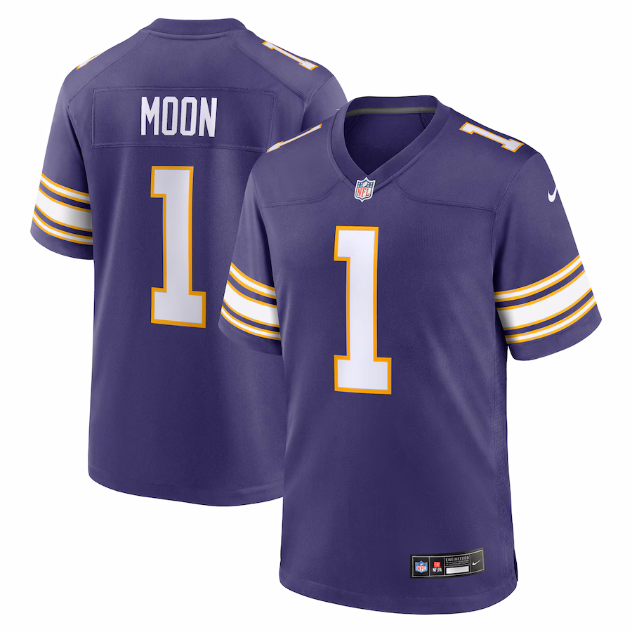 Men's Minnesota Vikings Warren Moon Nike Purple Retired Player Alternate Game Jersey - Jersey