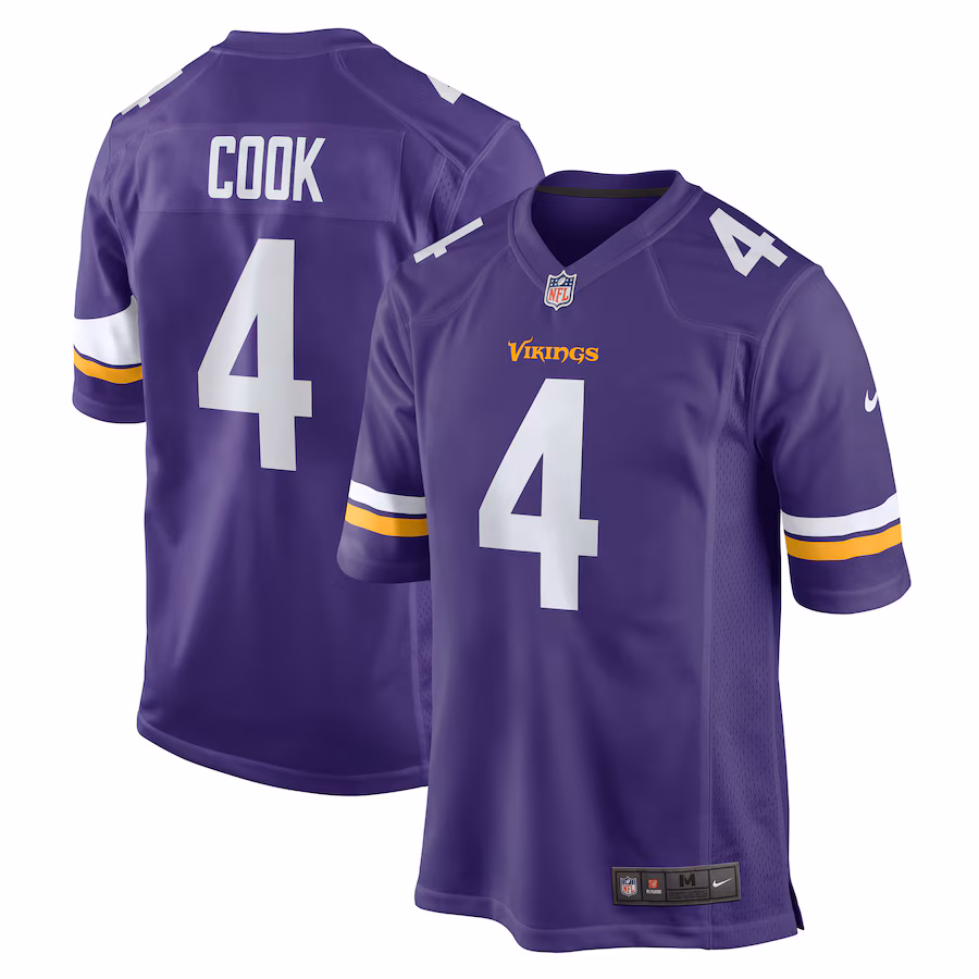 Men's Minnesota Vikings Dalvin Cook Nike Purple Game Jersey - Jersey