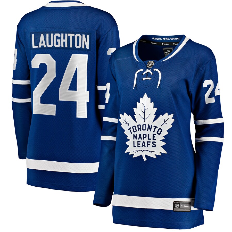 Women's Toronto Maple Leafs Scott Laughton Fanatics Blue Home Breakaway Player Jersey - Jersey