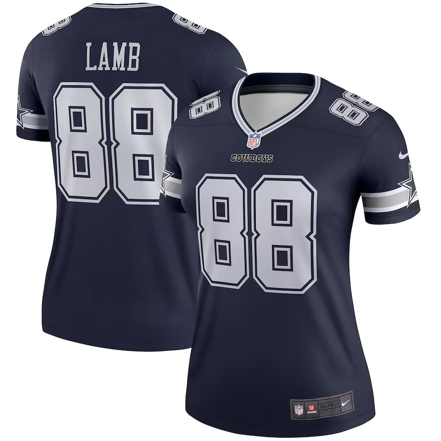 Women's Dallas Cowboys CeeDee Lamb Nike Navy Legend Jersey - Jersey
