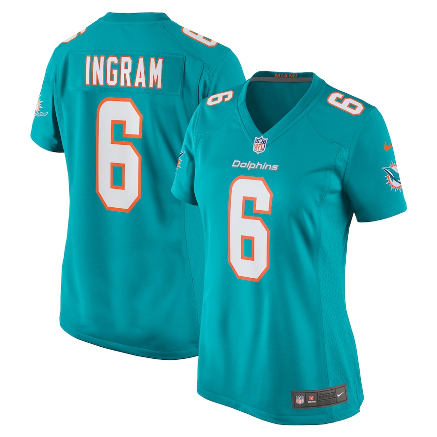 Women's Miami Dolphins Melvin Ingram Nike Aqua Home Game Player Jersey - Jersey