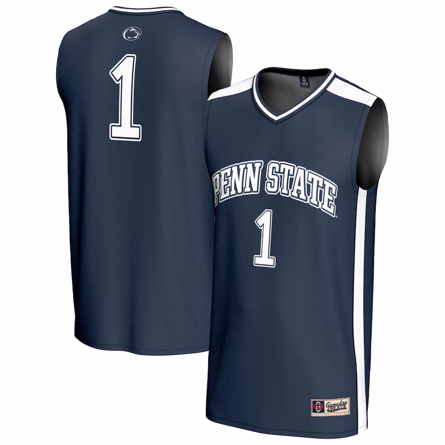 Youth GameDay Greats #1 Navy Penn State Nittany Lions Lightweight Basketball Jersey - Jersey