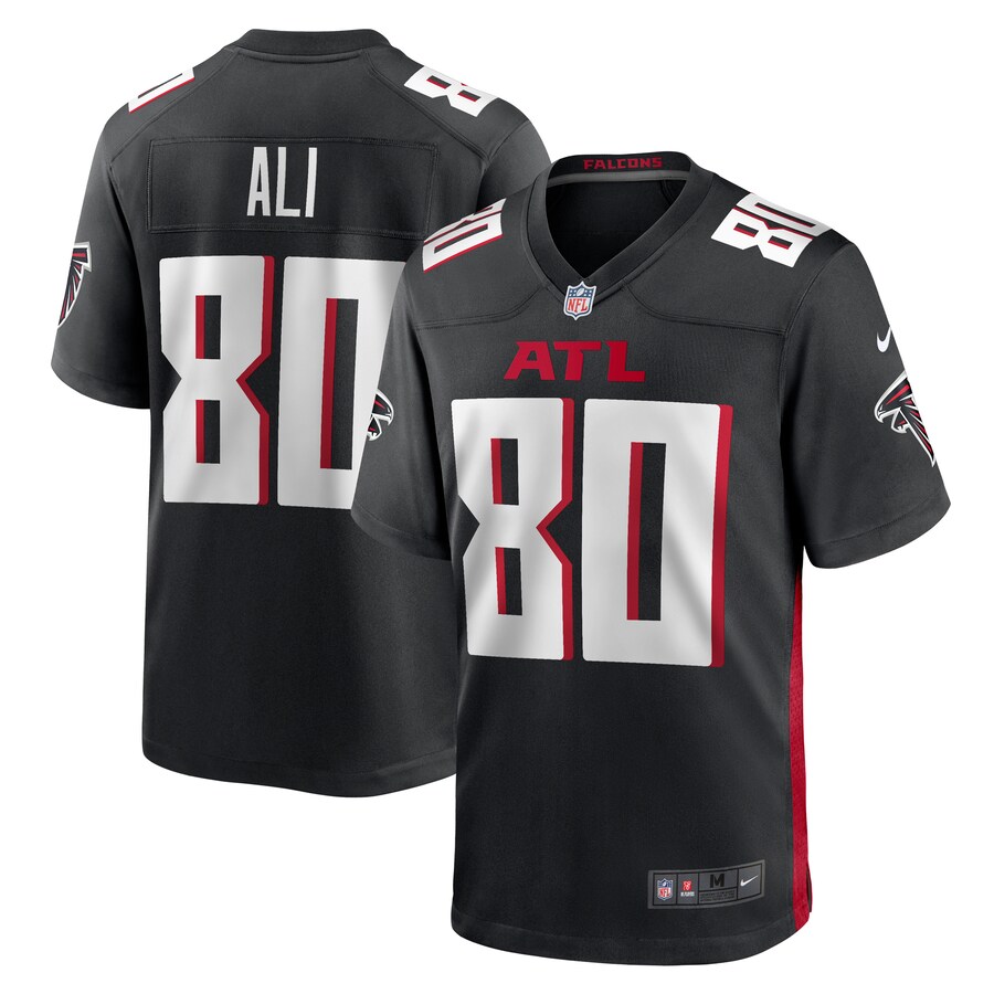 Men's Atlanta Falcons Josh Ali Nike  Black Team Game Jersey - Jersey