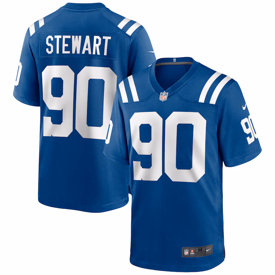 Men's Indianapolis Colts Grover Stewart Nike Royal Game Jersey - Jersey