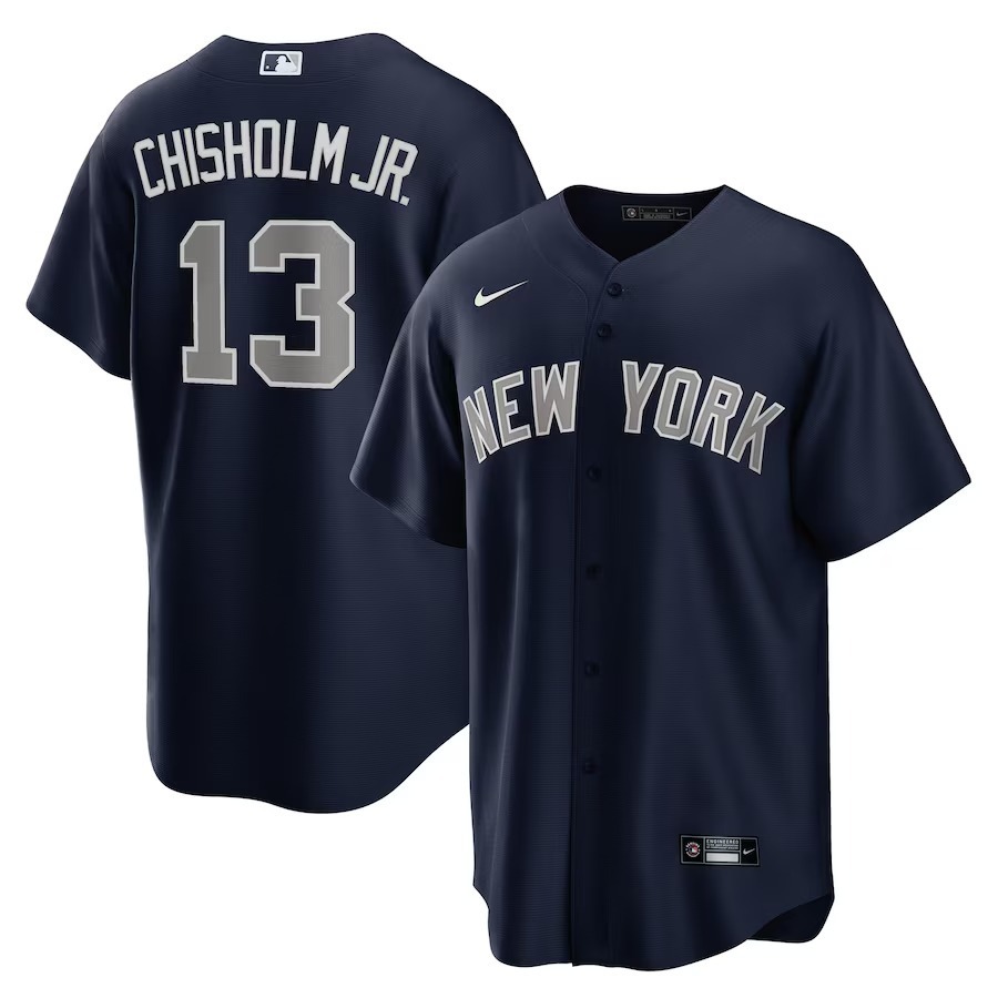 Men's New York Yankees Jazz Chisholm Jr. Nike Navy Alternate, 1st Replica Player Jersey - Jersey