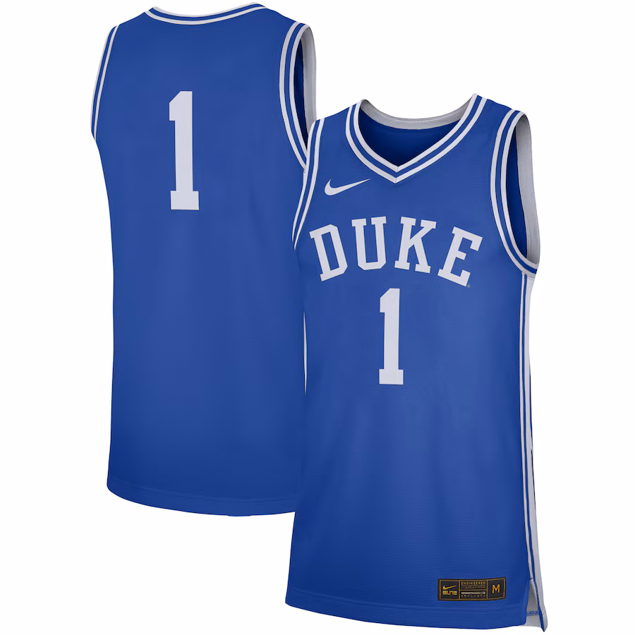 Men's Nike Royal Duke Blue Devils Replica Jersey - Jersey