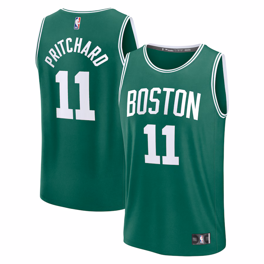 Men's Boston Celtics Payton Pritchard Fanatics Kelly Green Fast Break Replica Player Jersey - Icon Edition - Jersey