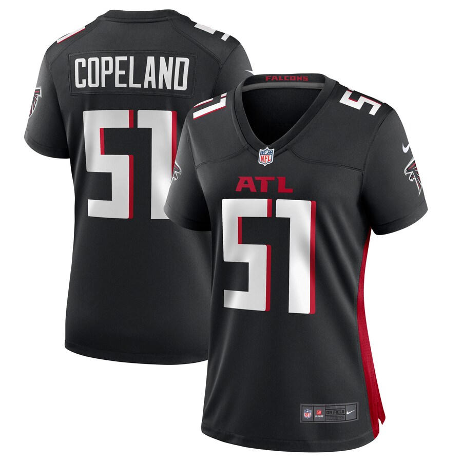 Women's Atlanta Falcons Brandon Copeland Nike Black Game Player Jersey - Jersey