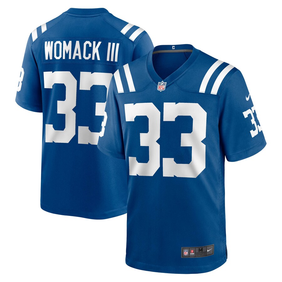 Men's Indianapolis Colts Samuel Womack III Nike Royal Game Jersey - Jersey