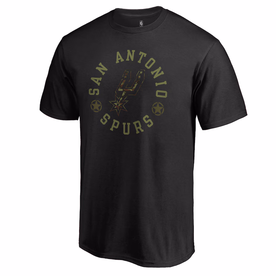 Men's San Antonio Spurs Black Liberty T-Shirt - Jersey