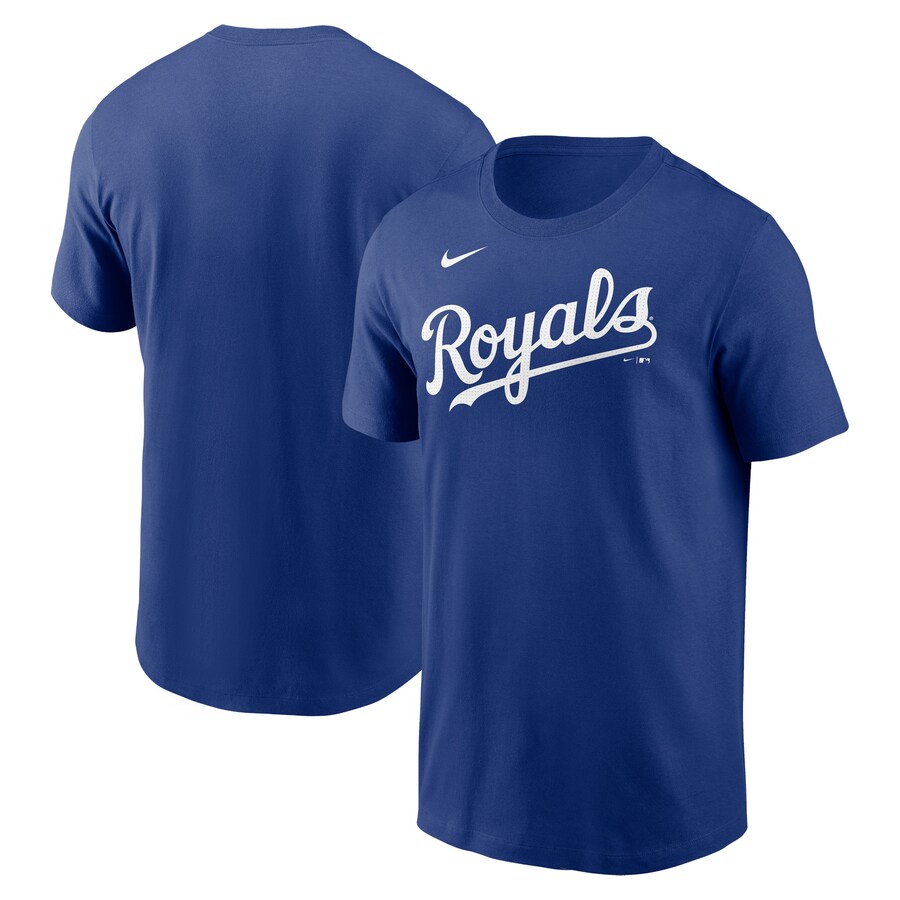 Men's Kansas City Royals Nike Royal Fuse Wordmark T-Shirt - Jersey
