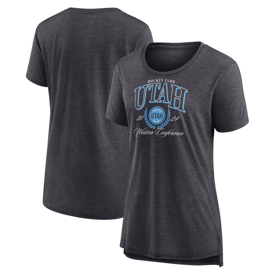 Women's Utah Hockey Club Gray Reign Supreme Tri-Blend T-Shirt - Jersey