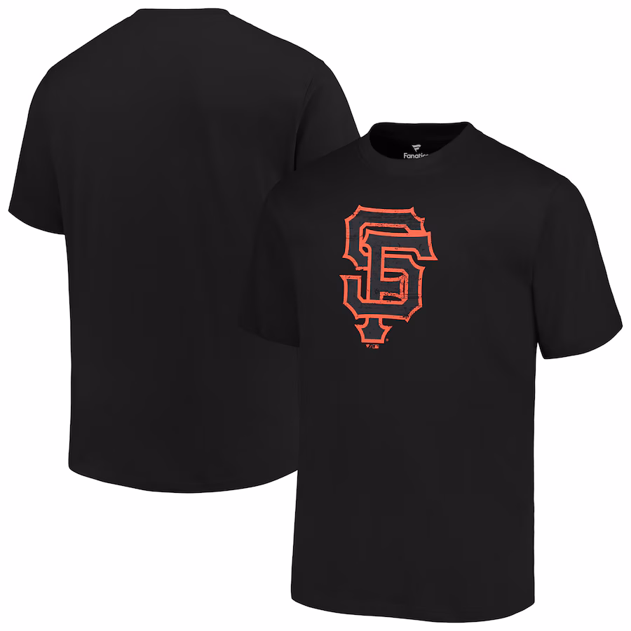 Men's San Francisco Giants Profile Black Big & Tall Primary Logo T-Shirt - Jersey