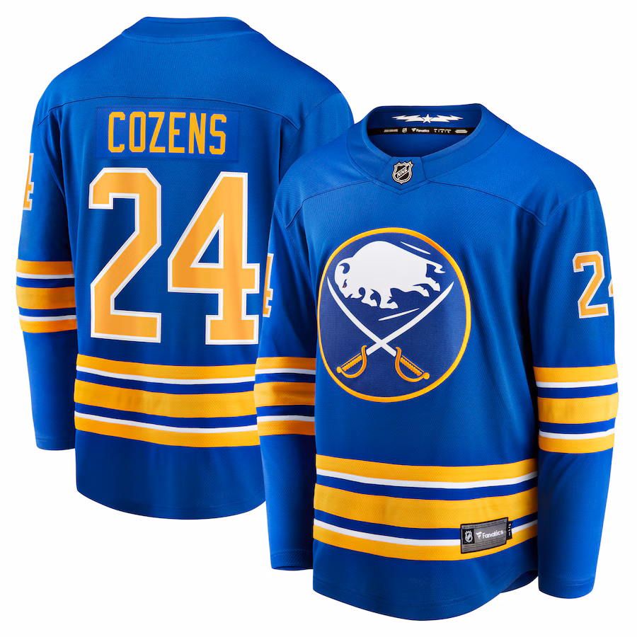 Men's Buffalo Sabres Dylan Cozens Fanatics Royal Home Breakaway Player Jersey - Jersey