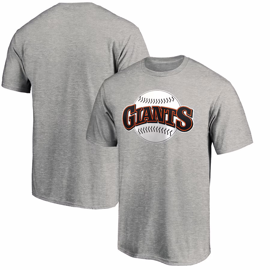 Men's San Francisco Giants Heathered Gray Cooperstown Collection Huntington Logo T-Shirt - Jersey