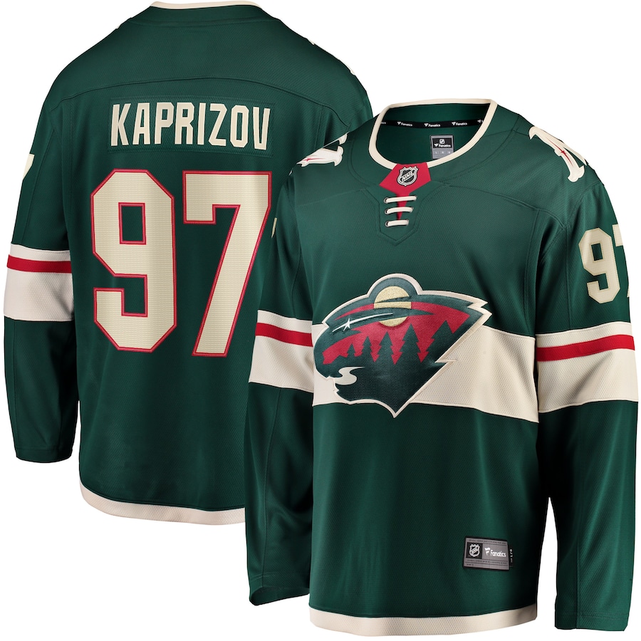 Men's Minnesota Wild Kirill Kaprizov Fanatics Green Home Breakaway Replica Jersey - Jersey