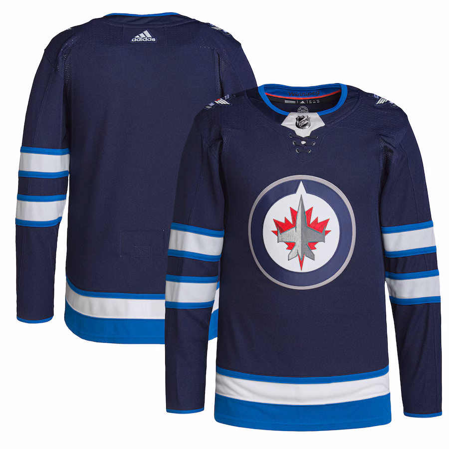 Men's Winnipeg Jets adidas Navy Home Authentic Jersey - Jersey