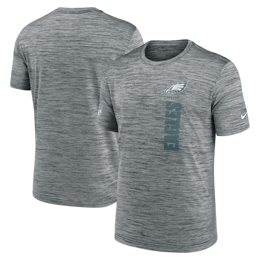Men's Philadelphia Eagles Nike Gray 2024 Sideline Velocity Performance T-Shirt - Jersey