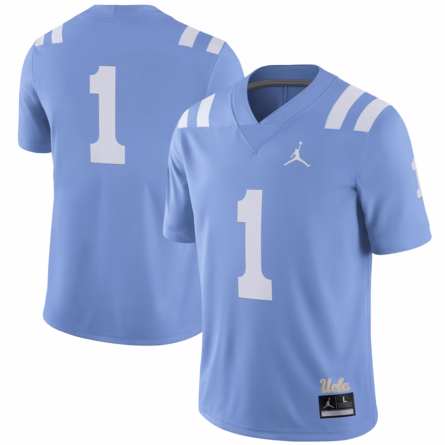 #1 UCLA Bruins Jordan Brand Alternate Game Jersey – Light Blue - Jersey