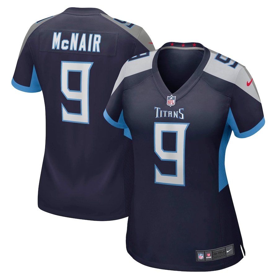 Women's Tennessee Titans Steve McNair Nike Navy Game Retired Player Jersey - Jersey