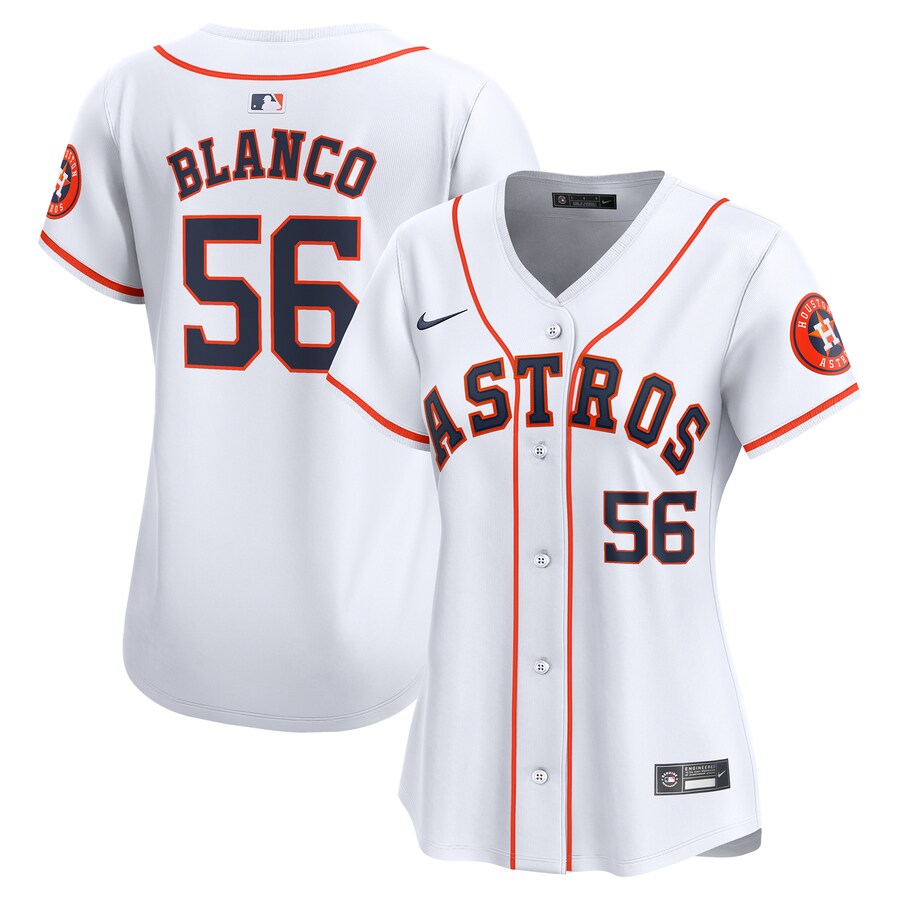 Women's Houston Astros Ronel Blanco Nike White Home Limited Jersey - Jersey