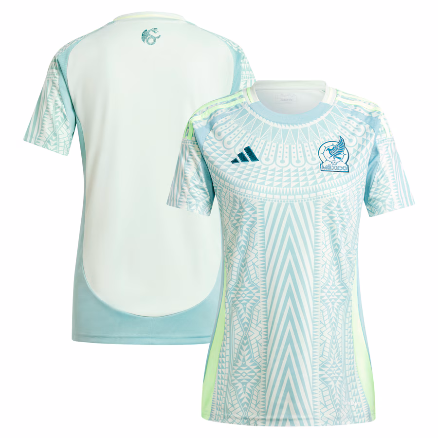 Women's Mexico National Team  adidas Green 2024 Away Replica Jersey - Jersey