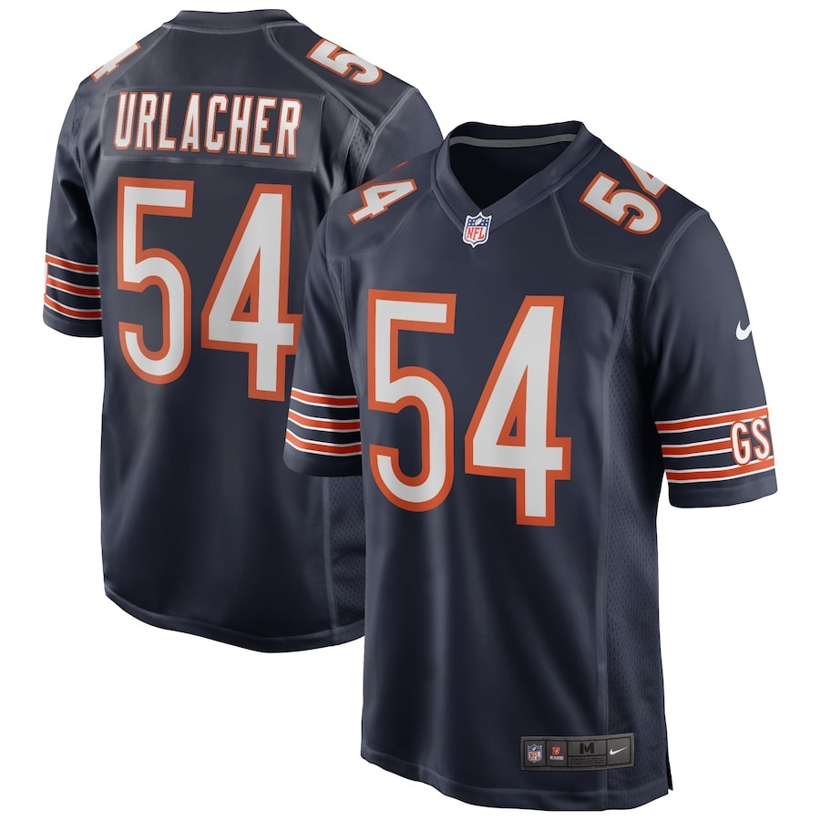 Men's Chicago Bears Brian Urlacher Nike Navy Game Retired Player Jersey - Jersey