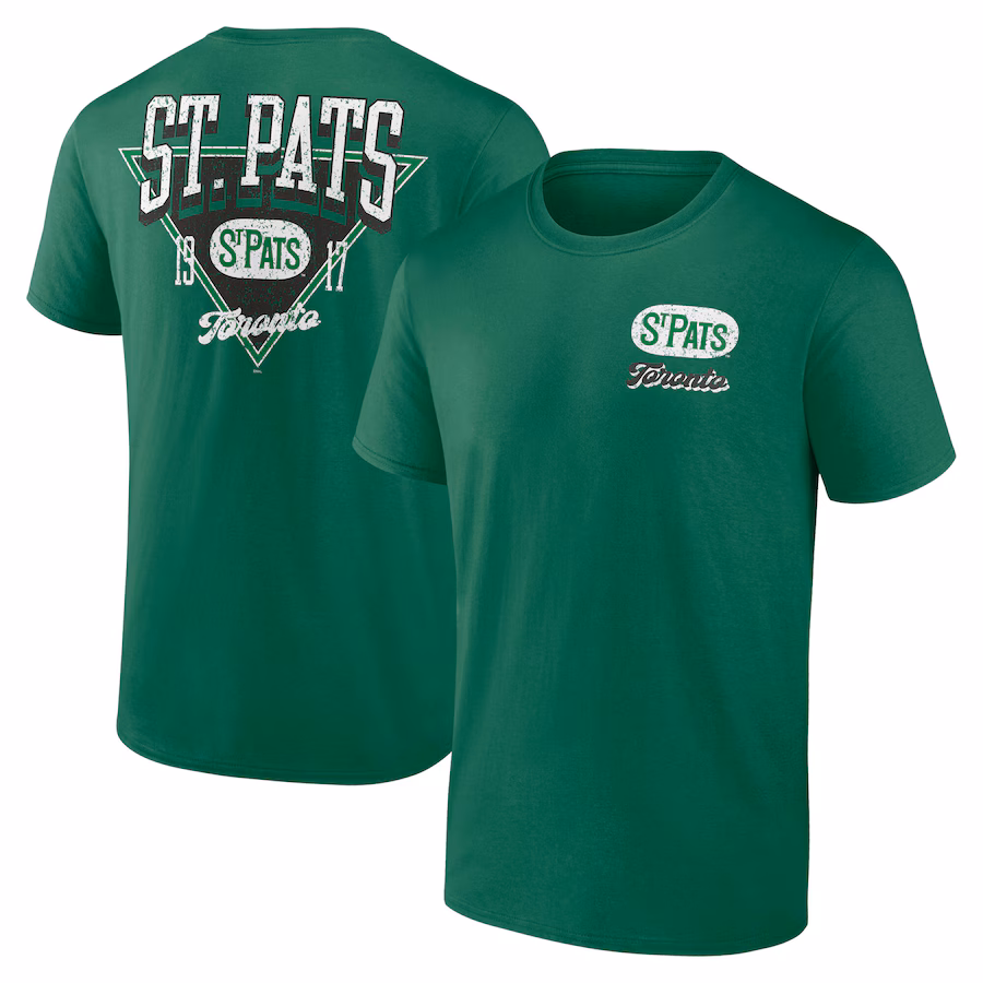 Men's Toronto St. Pats Green Never Over T-Shirt - Jersey