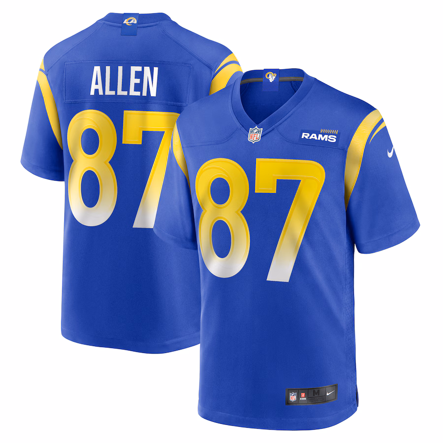 Men's Los Angeles Rams Davis Allen Nike Royal Home Game Jersey - Jersey