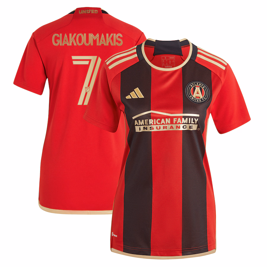 Women's Atlanta United FC Giorgos Giakoumakis adidas Black 2023 The 17s' Kit Replica Player Jersey - Jersey