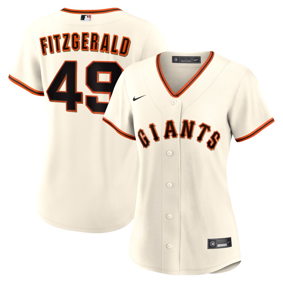 Women's San Francisco Giants Tyler Fitzgerald Nike Cream Home Replica Jersey - Jersey