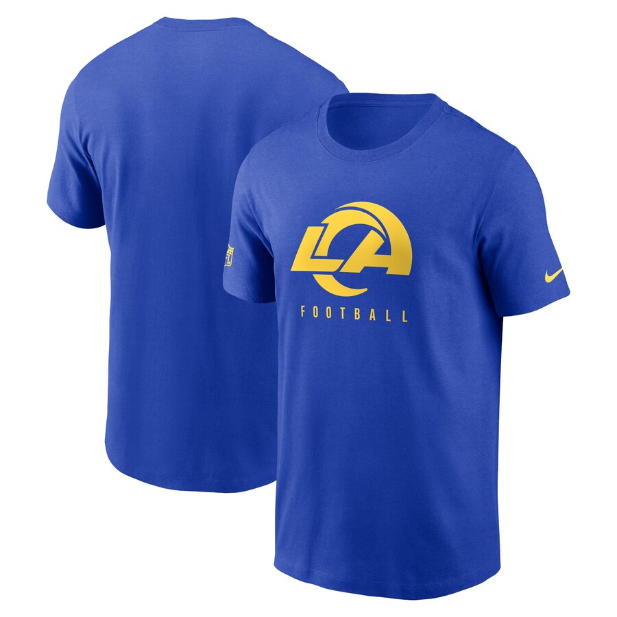 Men's Los Angeles Rams  Nike Royal Sideline Performance T-Shirt - Jersey