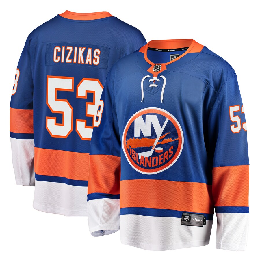 Men's New York Islanders Casey Cizikas Fanatics Branded Royal Breakaway Player Jersey - Jersey