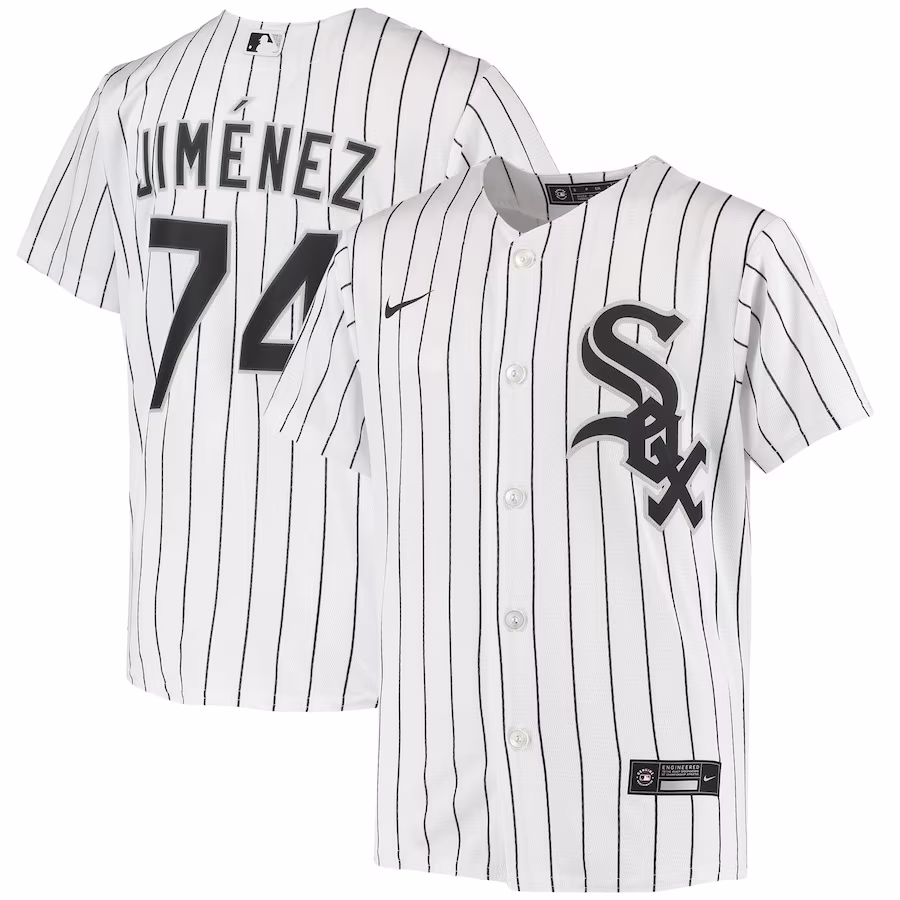 Youth Chicago White Sox Eloy Jimenez Nike White Alternate Replica Player Jersey - Jersey