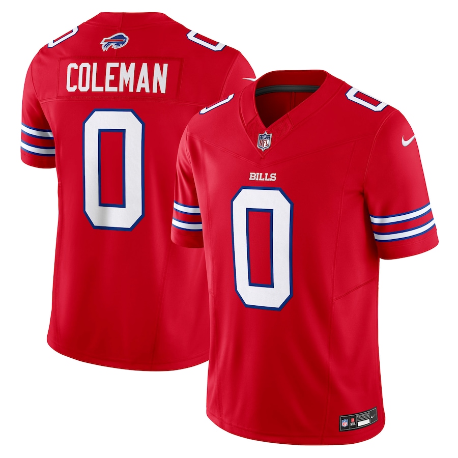 Men's Buffalo Bills Keon Coleman Nike Red Alternate Vapor F.U.S.E. Limited Jersey - Jersey