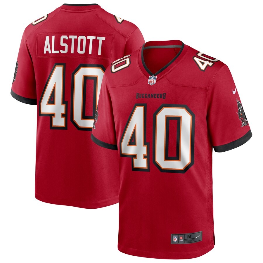 Men's Tampa Bay Buccaneers Mike Alstott Nike Red Retired Player Game Jersey - Jersey