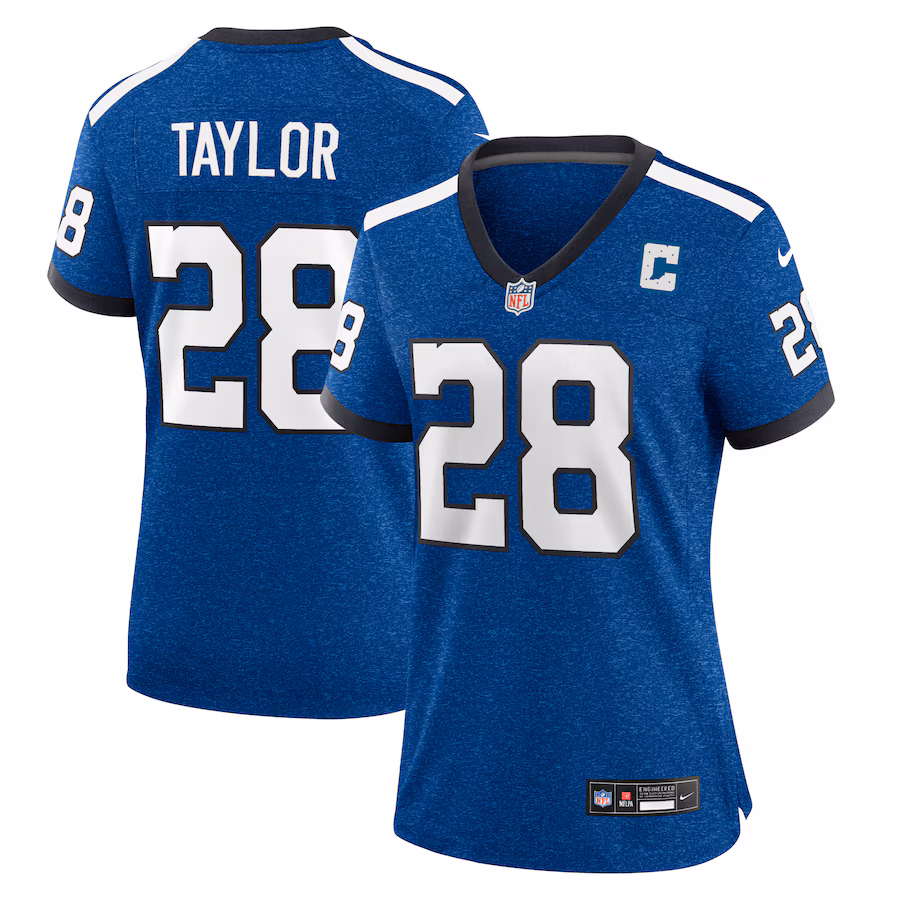 Women's Indianapolis Colts Jonathan Taylor Nike Royal Player Jersey - Jersey