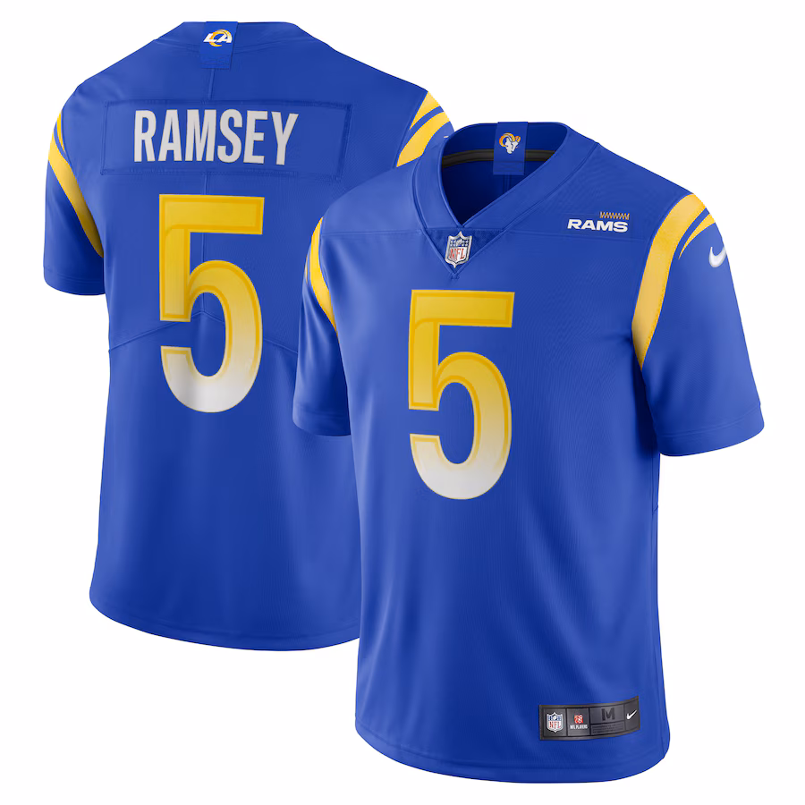 Men's Los Angeles Rams Jalen Ramsey Nike Royal Team Vapor Limited Jersey - Jersey